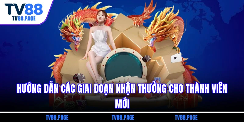 Hướng dẫn các giai đoạn nhận thưởng cho thành viên mới