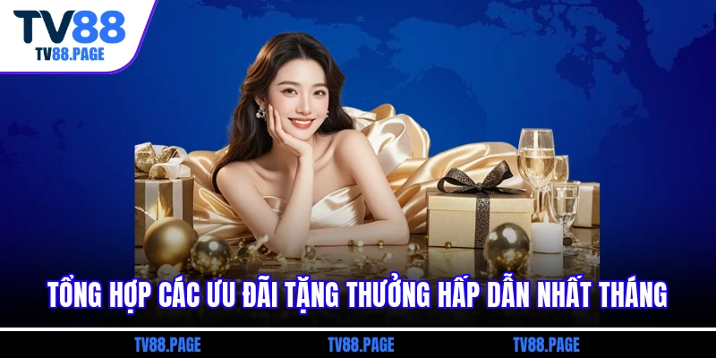 Tổng hợp các ưu đãi tặng thưởng hấp dẫn nhất tháng